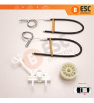 Fiat Abarth Punto Grande Evo MK3 199 2005-2024 İçin Elektrikli Arka Sol Kapı Cam Kriko Tamir Seti