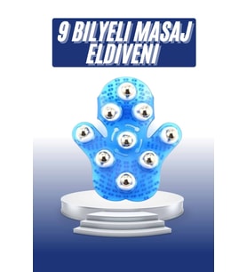 Masaj Aleti El Şeklinde Omuz Bacak Bilyeli Masaj Eldiveni El Şekilli