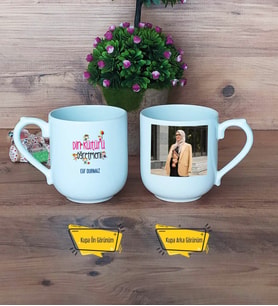 Din Kültürü Öğretmeni Kupa Bardak Oval Fotoğraflı Öğretmenler Günü Hediyesi