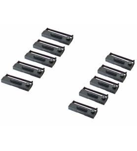PhotoPrint® Erc-27 CTM290 Ithal Muadil Şerit Ribon Strip 10 Adet (Siyah)