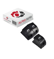 Audi A3, A6, Q7 için Cam Düğme Kapağı- 3'lü Set