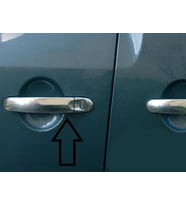 TRANSPORTER T5 KAPI KOLU KROM 4 PARÇA 2003 2004 2005 2006 2007 2008 2009 2010