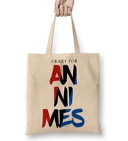 Crazy For Annımes Animes Bez Çanta Uzun Saplı