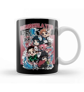 All Chibi Demon Slayer Kupa Bardak Porselen