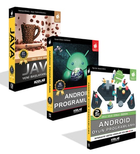 KODLAB YAYIN ANDROİD OYUN PROGRAMLAMA SETİ (Siyah - Beyaz)