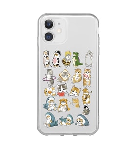Iphone 11 Uyumlu Kediler Tasarımlı Şeffaf Telefon Kılıfı