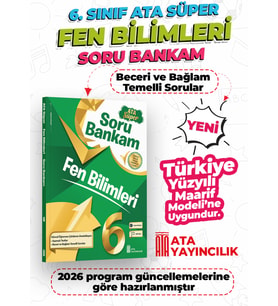 6. Sınıf Fen Bilimleri Ata Süper Soru Bankam Yeni