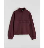 LCW Kids Mürdüm Dik Yaka Kız Çocuk Sweatshirt