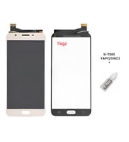 Samsung Galaxy J7 PRİME - SM-G610F Uyumlu Lcd Ekran Dokunmatik Servis Lcd GOLD + B-7000