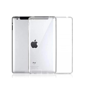Pilelistore   iPad 4 9.7 Kılıf Tablet Şeffaf Silikon