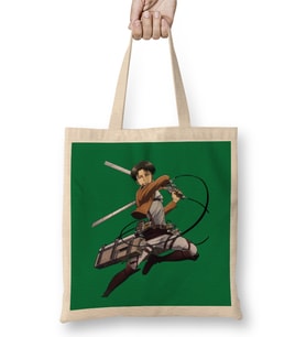 Attack On Titan Levi God Mode Bez Çanta Uzun Saplı