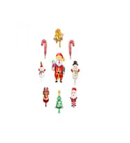 YILBAŞI Noel 9 lu Set Folyo Balon