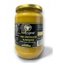 Arı Ürünleri Karışımı-Çiçek Ballı (1 Kg.)