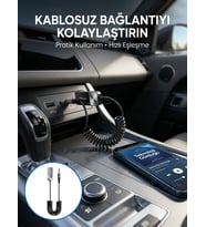 AUX Girişli Cihazlar İçin Kablosuz Bluetooth Adaptörü