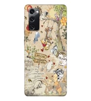 Samsung Galaxy S20 FE Uyumlu Winnie The Pooh Tasarımlı Şeffaf Telefon Kılıfı