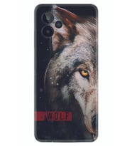 General Mobile GM 24 Pro Kılıf Silikon Desen Özel Seri Wolf Eyes 1758