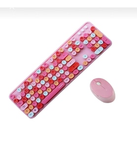 Mofii Zr513/P Sweet Pembe Klavye Mouse Set