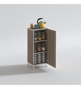Kenzlife mutfak dolabı zehra 108*030*032 crd kilitli ayaklı banyo evrak ofis kitaplık ayakkabılık kiler