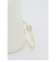 STİL İNCİSİ/XUPING JEWELRY BAGET ORTASI ZİRKON TAŞLI KELKEPÇE