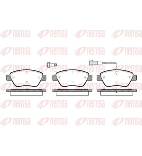 Fiat Albea Palio 2006-2014 Fren Baltasi Ön Fisli 55174420 Delphi