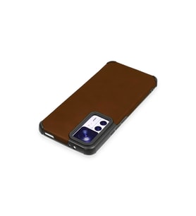 Xiaomi Mi 12t Kılıf Loop Deri Silikon - Kahverengi
