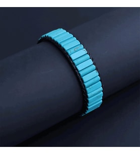 Clays Jewellery Doğal Taş Firuze Taşı Bileklik, Erkek Bileklik, Kadın Bileklik