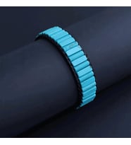 Clays Jewellery Doğal Taş Firuze Taşı Bileklik, Erkek Bileklik, Kadın Bileklik