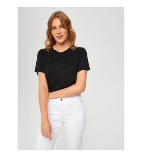 Faik Sönmez Kadın T-shirt (Siyah)
