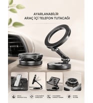 Araç İçi Telefon Tutacağı Manyetik Tasarım Ayarlanabilir