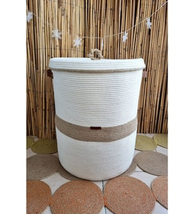 40x50 El Yapımı Hasır Tress Xl Çamaşır Sepeti,oyuncak Sepeti,çok Amaçlı Sepet,düzenleyici