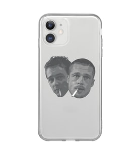 Iphone 11 Uyumlu Fight Club Desenli Şeffaf Telefon Kılıfı