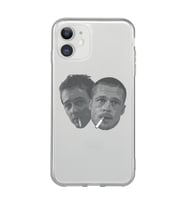 Iphone 11 Uyumlu Fight Club Desenli Şeffaf Telefon Kılıfı