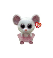 TY Peluş Ty Beanie Boo Nina Balerin Beyaz Fare 15 cm