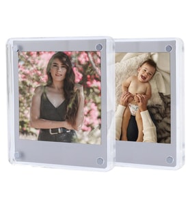Instax Square Kare Film Uyumlu Mıknatıslı Pleksi Resim Çerçevesi 2 Adet