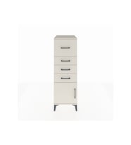 Kronos Dolap 4 Çekmeceli Tek Kapaklı 44x59x134 Aytaşı-Aytaşı