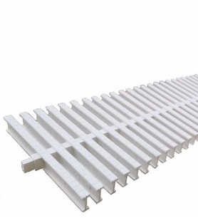 Tek geçmeli havuz kenar mazgal savak ızgarası 20 cm (10 metre)
