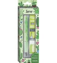Doğa Desenli Deep Kalem, Deep Silgi ve Deep Min, 0.7 mm, Elma Yeşili