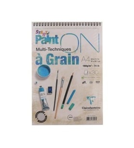 Claırefontaıne Resim Defteri Paınt-On A Graın Start Çizim Blok 30 YP A4 160 GR PD966418 (Karışık)