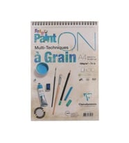 Claırefontaıne Resim Defteri Paınt-On A Graın Start Çizim Blok 30 YP A4 160 GR PD966418 (Karışık)