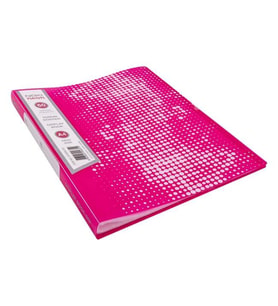 NOKİ 64160-N SUNUM DOSYASI A4 NEON PEMBE 60LI