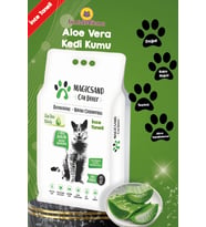 Magicsand Cat Litter Aloe vera Kedi Kumu 20 lt ince taneli