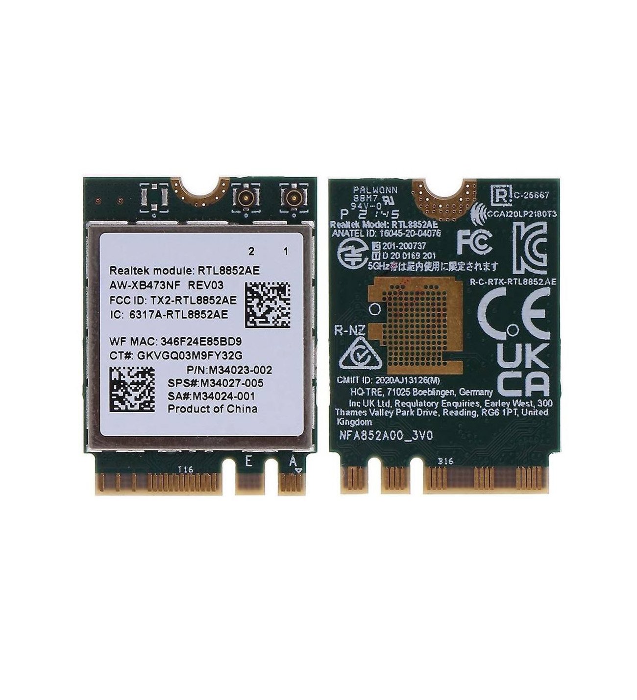 Lenovo ideapad Slim 5 14AKP10 83HX Uyumlu Notebook Wifi Card