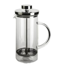 French Press Silver Gümüş Renk 600ml Cam Çay Kahve Demleme Sofra Mutfak Ev Sevgi Servis 1 Adet