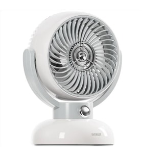 Everest EFN12 Krem 1200mAh 3 Hız Kademe Led Işıklı Retro Masaüstü Usb Fan