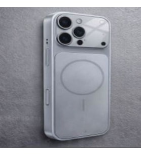 AG Glass İphone 16 PRO MAX Telefon Kılıfı (Silver)