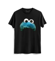 Susam Sokağı Resim Baskılı Çocuk Siyah Tshirt 