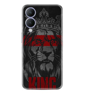 Vivo Y17S Kılıf Resimli Desenli Silikon Platinium Series King 1894
