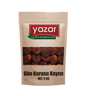 Yazar Kuruyemiş Kaysı Gün Kurusu Jumbo 5 Kg