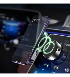 H875 Car Play Uyumlu Elektronik Vakum Tabanlı Manyetik Telefon Tutacağı