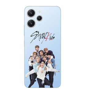 Xiaomi Redmi 12 Uyumlu Uyumlu Stray Kids Tasarımlı Şeffaf Telefon Kılıfı